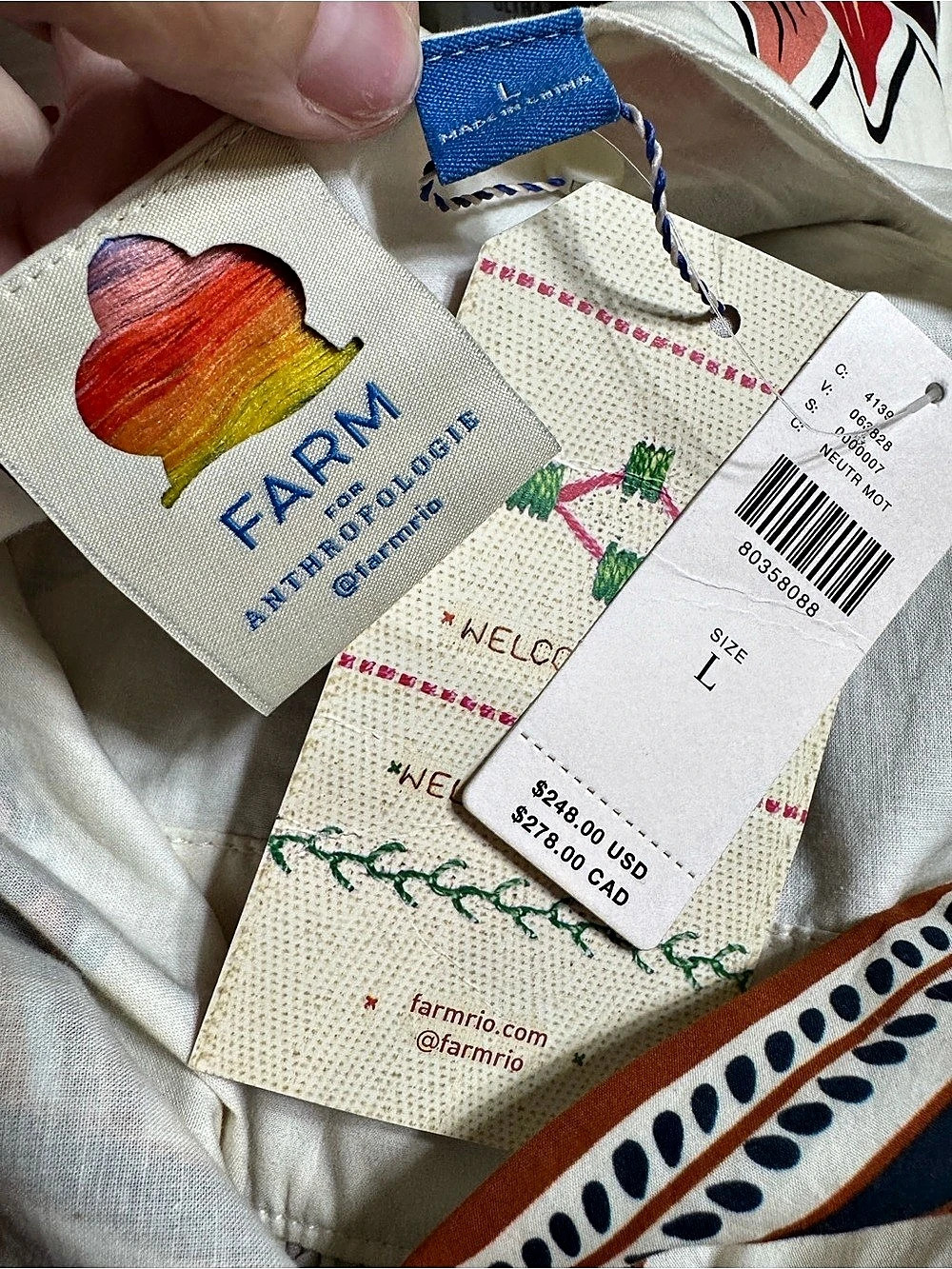 Farm Rio for Anthropologie Maxi - Picture 4 of 6